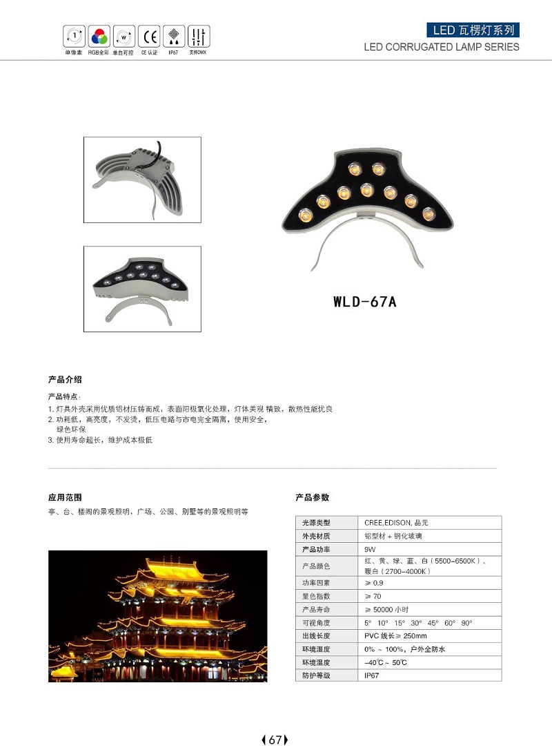 瓦楞燈系列